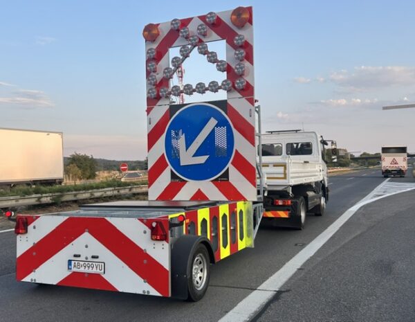 Zabezpečovacie signalizačné prívesy